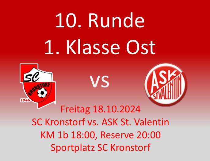 kronstorf vs. ask1b 18 10 2024