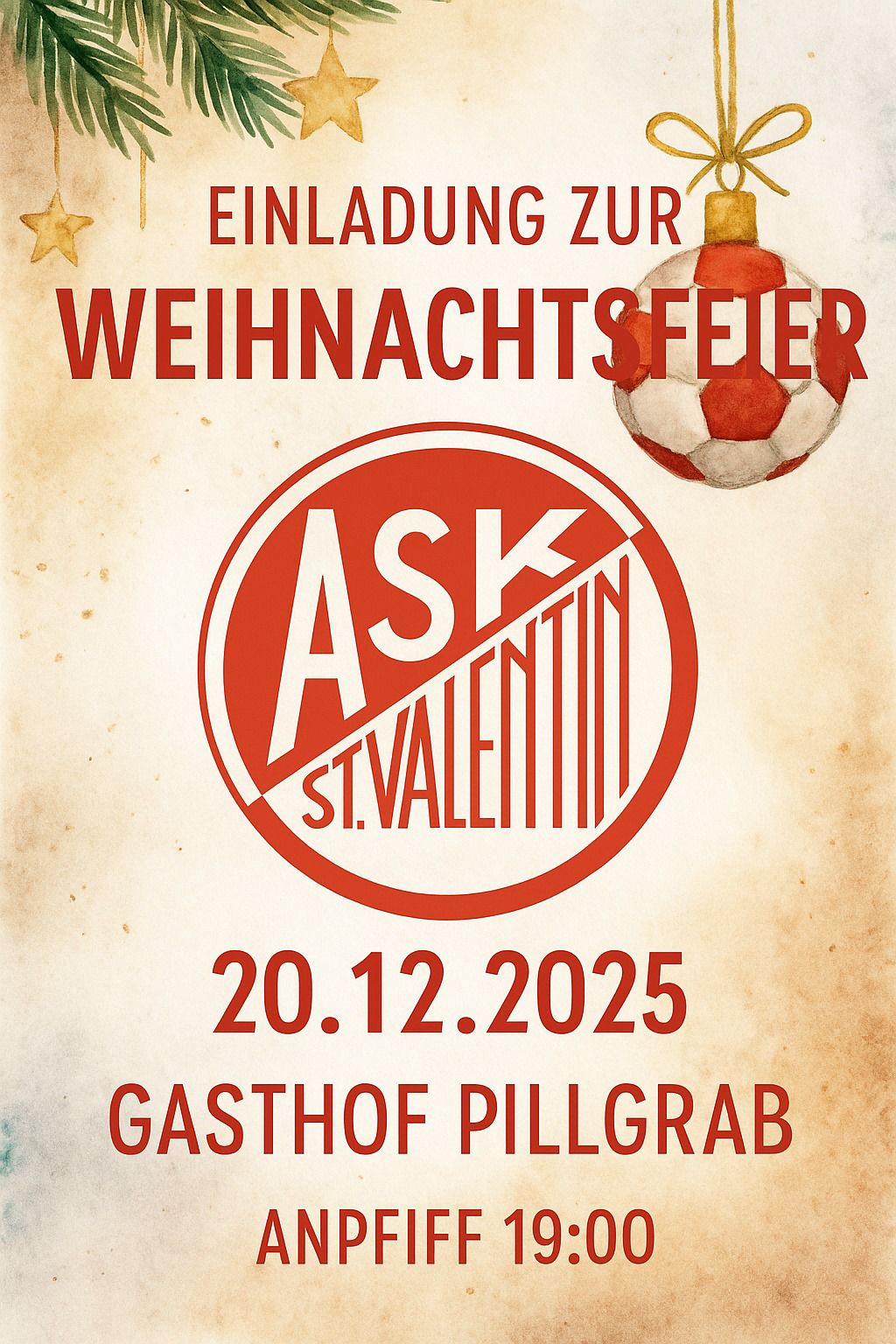 ASK Schaukasten Weihnachten 2025
